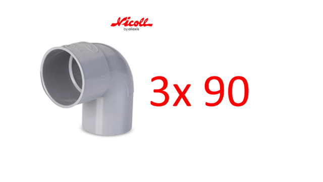 CODO 3"X90° DESAGUE PVC NICOLL