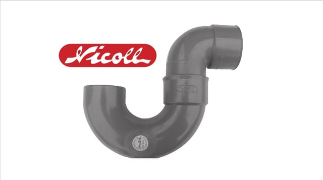 TRAMPA P 2" S/REGISTRO PVC NICOLL GRIS