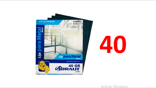 LIJA 40 METAL ABRALIT