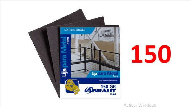 LIJA 150 METAL ABRALIT