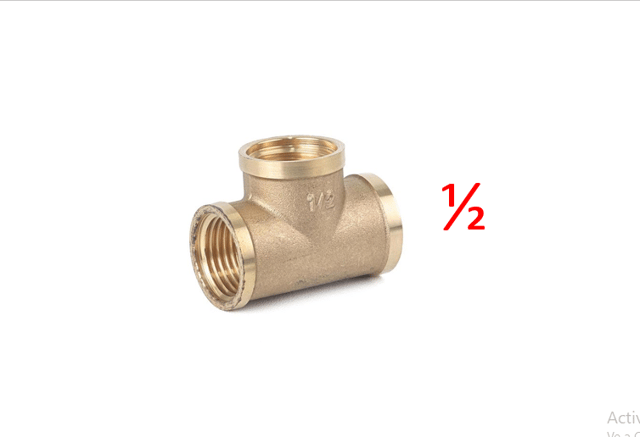 TEE 1/2" BRONCE VALMAX