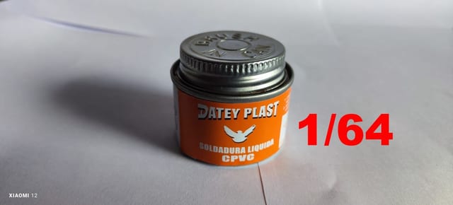 PEGAMENTO NARANJA 1/64 DATEY CPVC