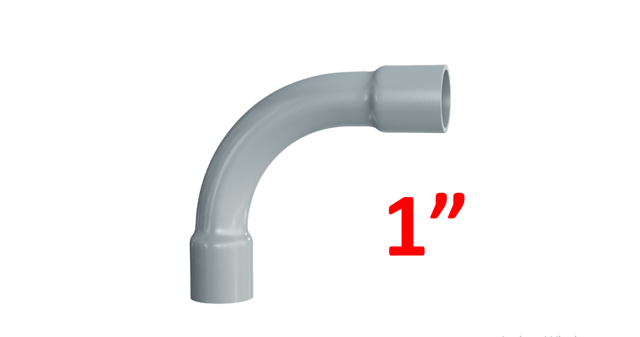 CURVA 1" AGUA