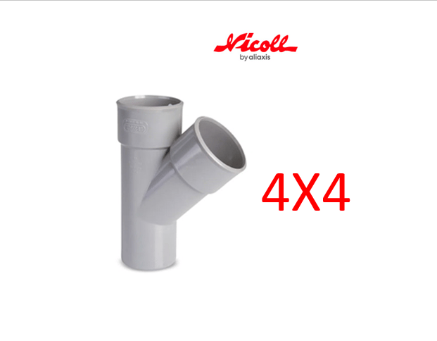 YEE 4"X4" DESAGUE PVC NICOLL