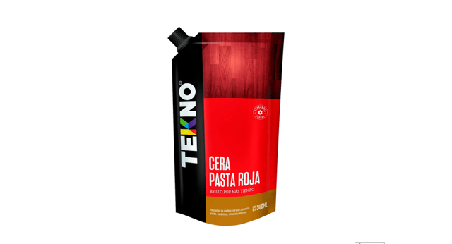 CERA PASTA ROJO 300 ML TEKNO