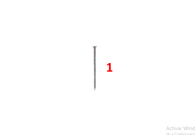 CLAVO 1"X16 ALBAÑIL 1KG