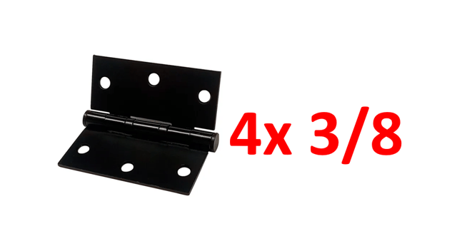 BISAGRA NEGRA 4X3/8 METAL