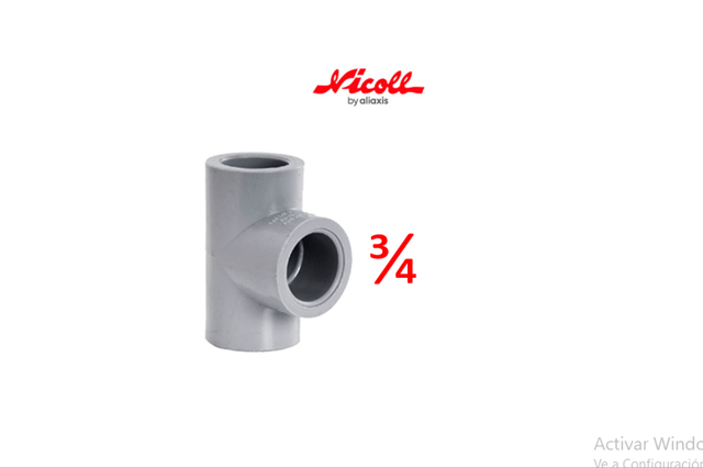 TEE 3/4" SP PVC AGUA NICOLL