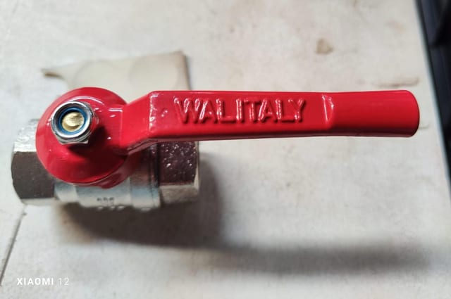 VALVULA ESFERICA 1/2" GALAXY /ITAL.V. M./ROJO
