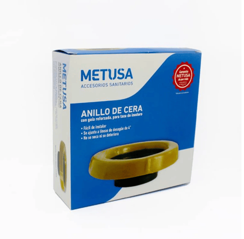 ANILLO CERA CON GUIA 3" Y 4" METUSA