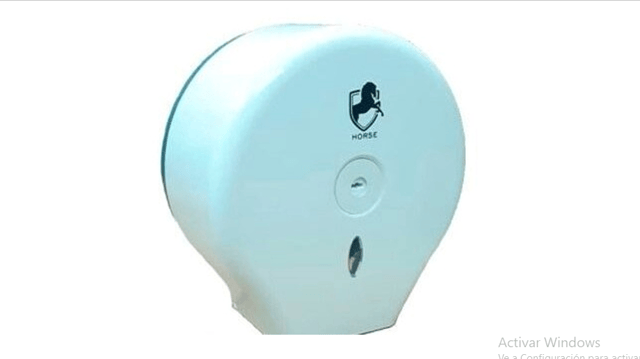 DISPENSADOR DE PAPEL HIGÉNICO BLANCO HORSE