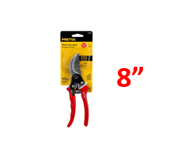 TIJERA PODA 8" ROJO PRETUL 23103