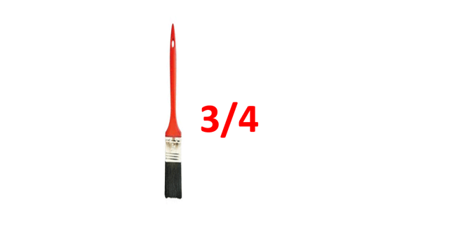BROCHA 3/4" PIONERO M/NARANJA