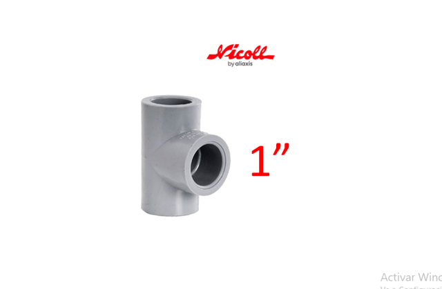 TEE 1" SP PVC NICOLL