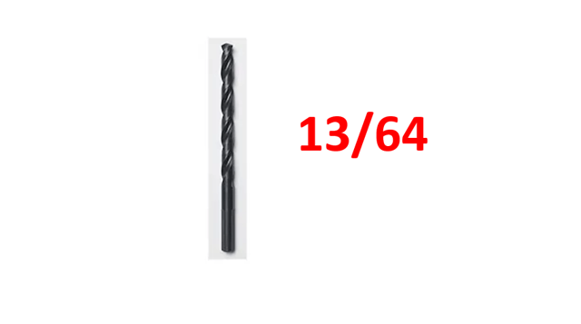 BROCA METAL 13/64 NEGRO MEISSNER