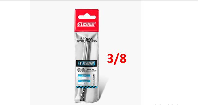 BROCA CONCRETO 3/8 SCHUBERT