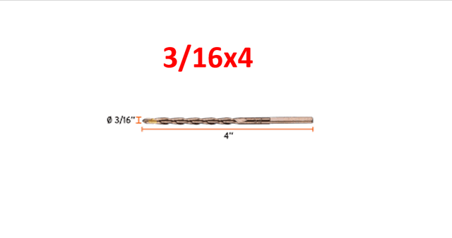 BROCA CONCRETO 3/16 X4" TRUPER 11200
