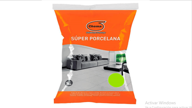 FRAGUA VERDE LIMON SUPER PORCELANA CHEMA