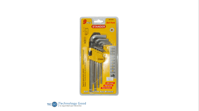 LLAVES HEXAGONALES 9 PCS SD-058 STANDER