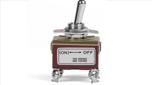 INTERRUPTOR PALANCA 15A 6 Y 4 CONECTORES