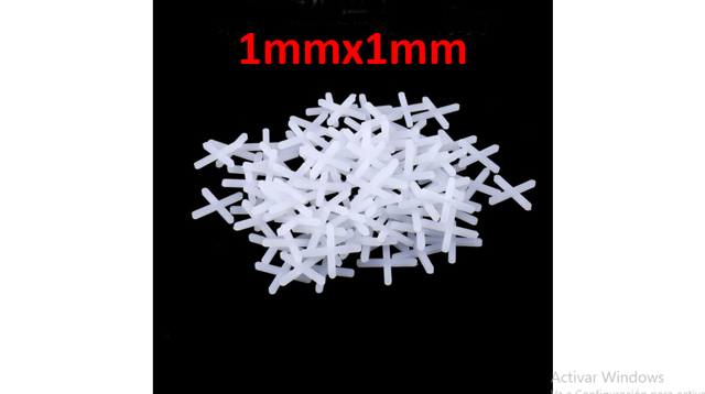 CRUCETA 1X1MM PAREDPLAST /MAYOLICA100 UND