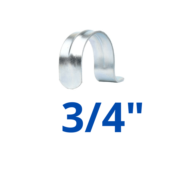 ABRAZADERA 3/4" 1 OREJA  {{