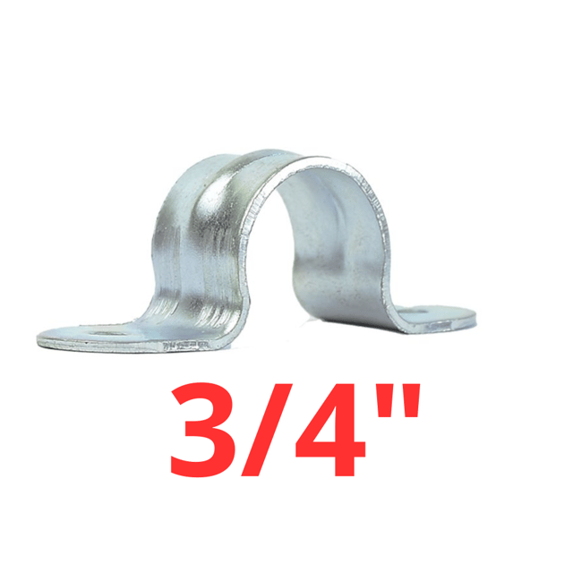 ABRAZADERA 3/4" 2 OREJAS  {{
