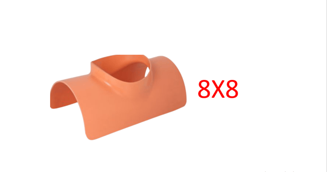 CACHIMBA 8X8 NARANJA PASADA