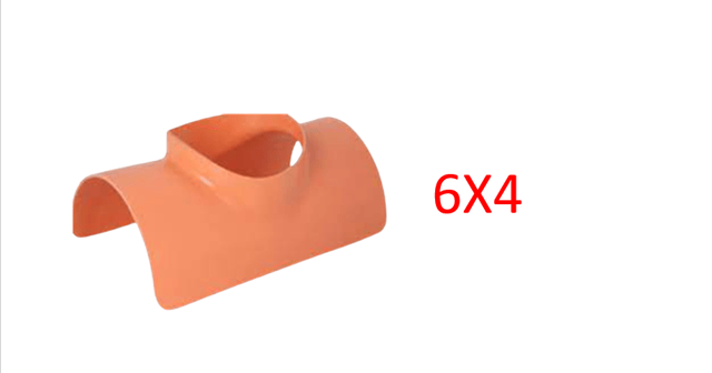 CACHIMBA 6X4 NARANJA PED