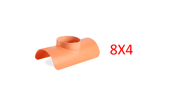 CACHIMBA 8X4 NARANJA PAD.