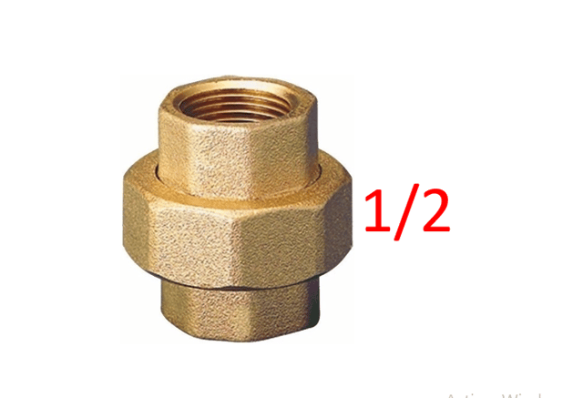 UNION UNIVERSAL 1/2" BRONCE