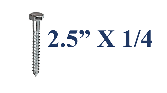 TIRAFON 2.5" X 1/4 HEXAGONAL