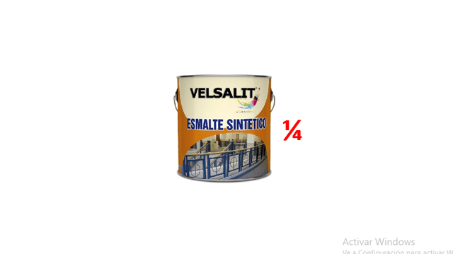 ESMALTE AMARILLO MD 1/4 VELS.