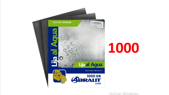 LIJA 1000 AL AGUA BRALIT