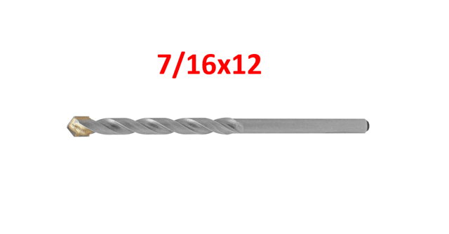 BROCA CONCRETO 7/8X12 TOOLCRAFT