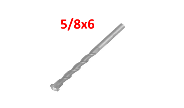 BROCA CONCRETO 5/8X6 TOOLCRAFT