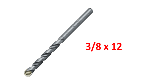 BROCA CONCRETO 3/8X12 TOOLCRAFT