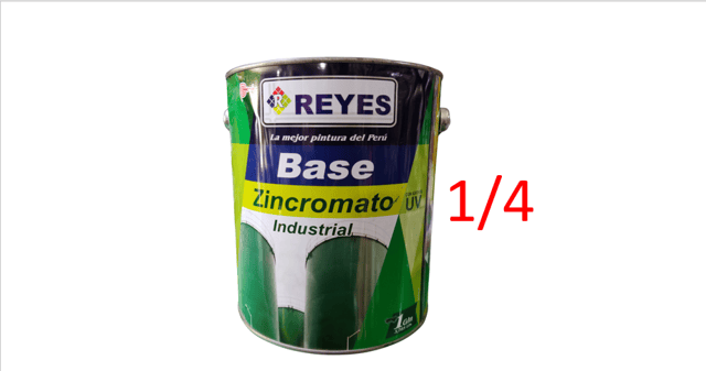 ZINCROMATO INDUSTRIAL REYES 1/4 GL