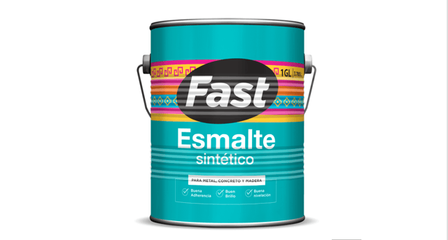 ESMALTE ROJO OXIDO FAST 1 GL