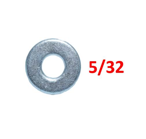 ARANDELA 5/32 PLANA ZINC