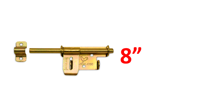 CERROJO 8" SANSON DORADO