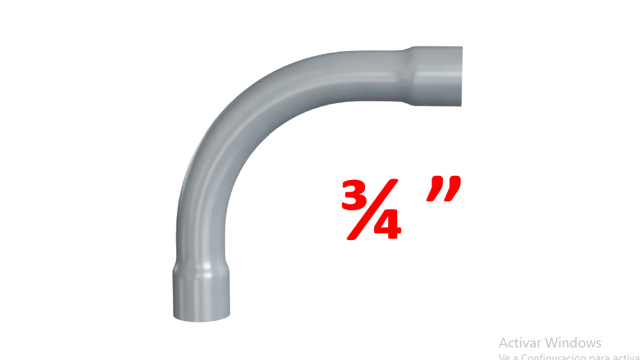 CURVA 3/4" AGUA PVC