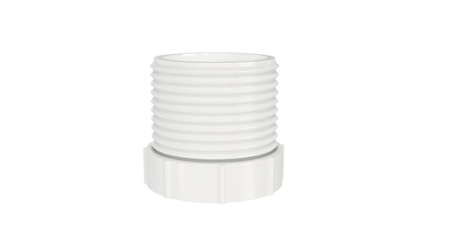 BUSHING 1 A 1/2 PVC BLANCO