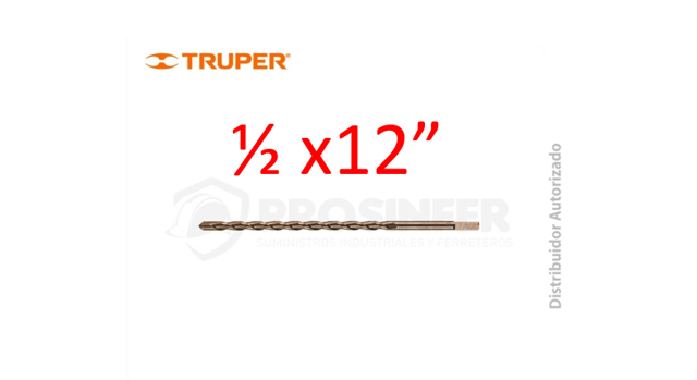 BROCA CONCRETO 1/2X12 TRUPER 11233