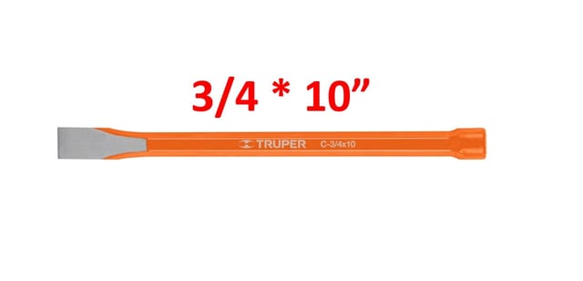 CINCEL PLANO 3/4X10 TRUPER 12145