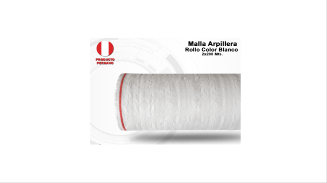 CARPA ARPILLERA BLANCA 2 M