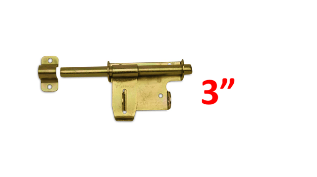 CERROJO 3" PICAPORTE DORADO
