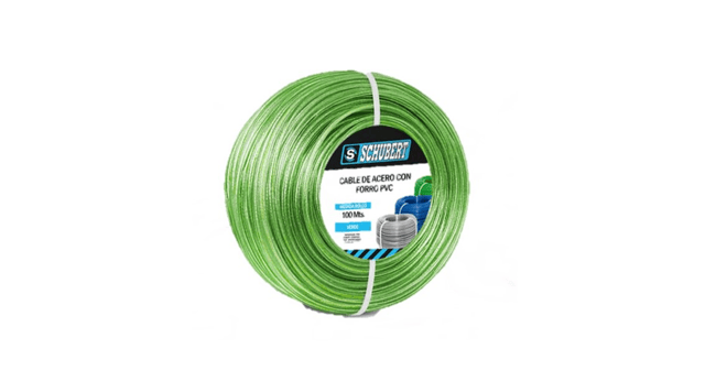 CABLE ACERO FORRO V 100MT SCHUBERT