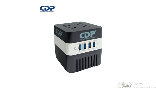 ESTABILIZADOR CDP RU-AVR604I 4USB 600VA/300W 4 TOMAS
