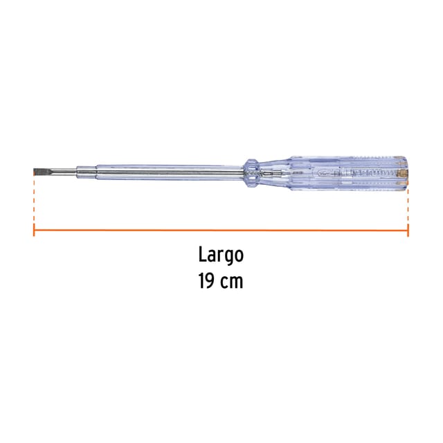 DESARMADOR PILOTO PROV ENERG. 19CM TRUPER 13989